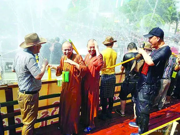 Water Festival in Myanmar